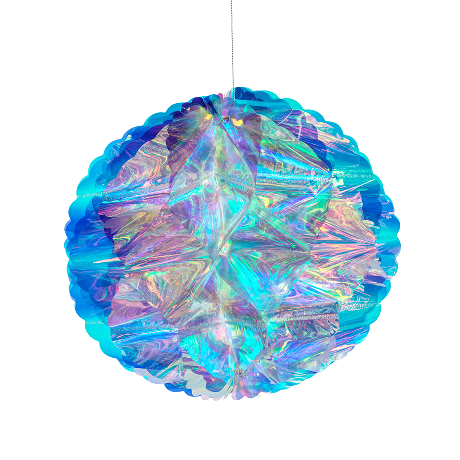 Zodax CH-5735 Wish Iridescent Deco - 12" Ball Ornament