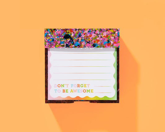 Taylor Elliott CT-21 Happy Confetti Sticky Note Holder