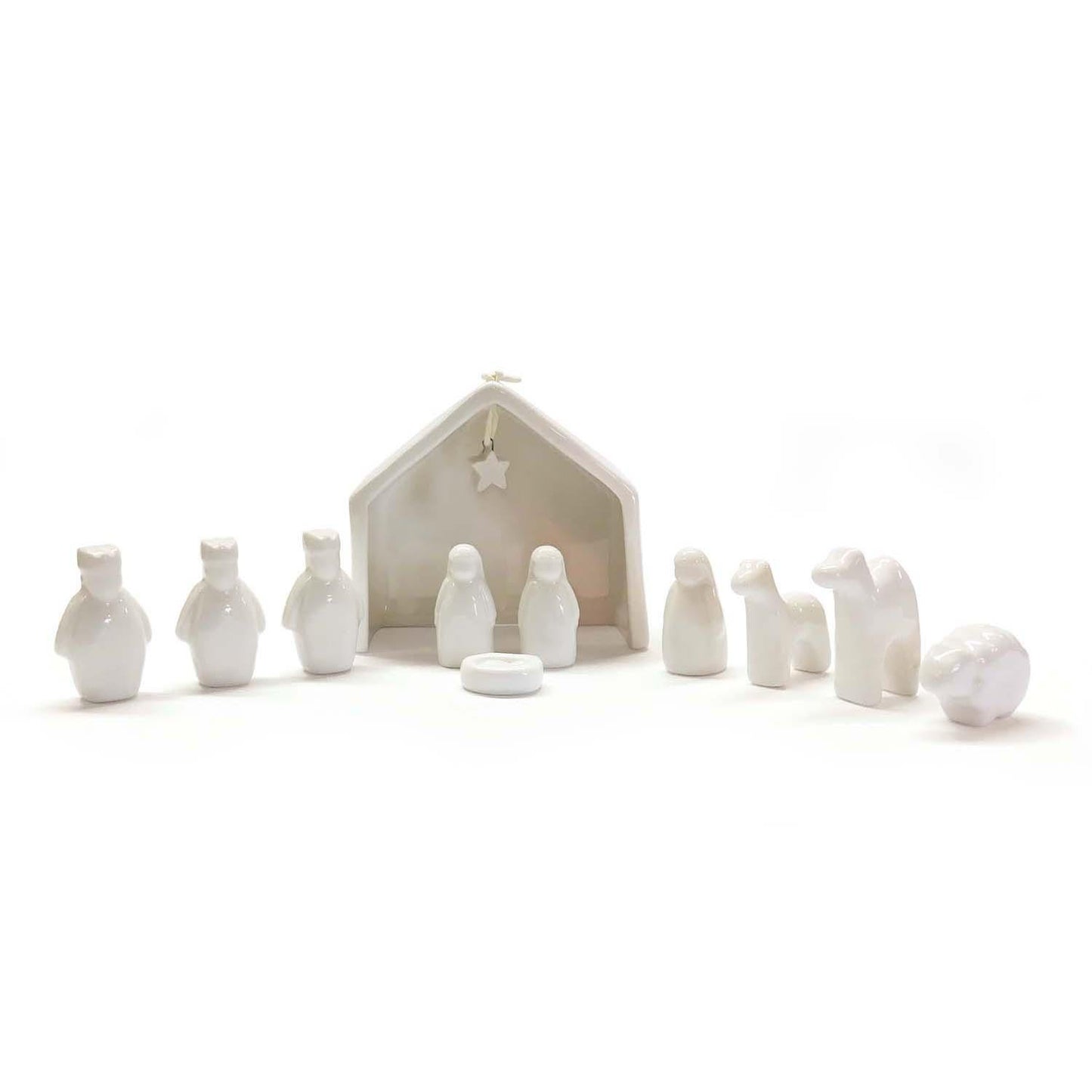 Two's Company E1548 11 pc Miniature nativity Set in Gift Box