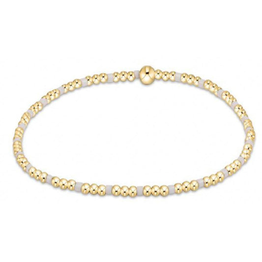 enewton EGIRL Hope Sincerity Pattern 2mm Bead Bracelet