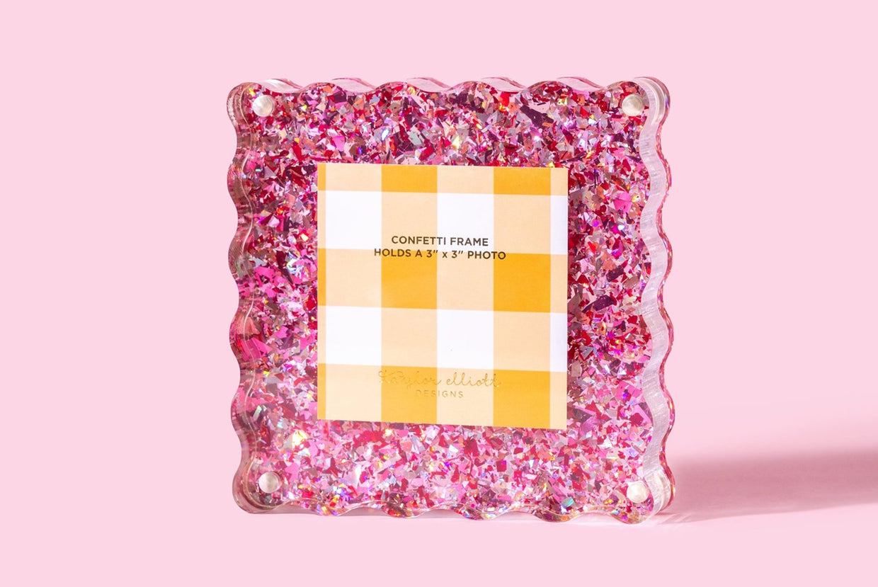 Taylor Elliott F-09 Small Pink Confetti Frame