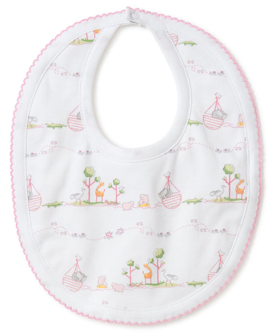 Kissy Kissy F1635313P Noah's Print Pink Bib