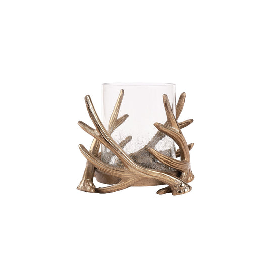 Rosha Living F25H164 Blitzen Antler Candleholder - Small