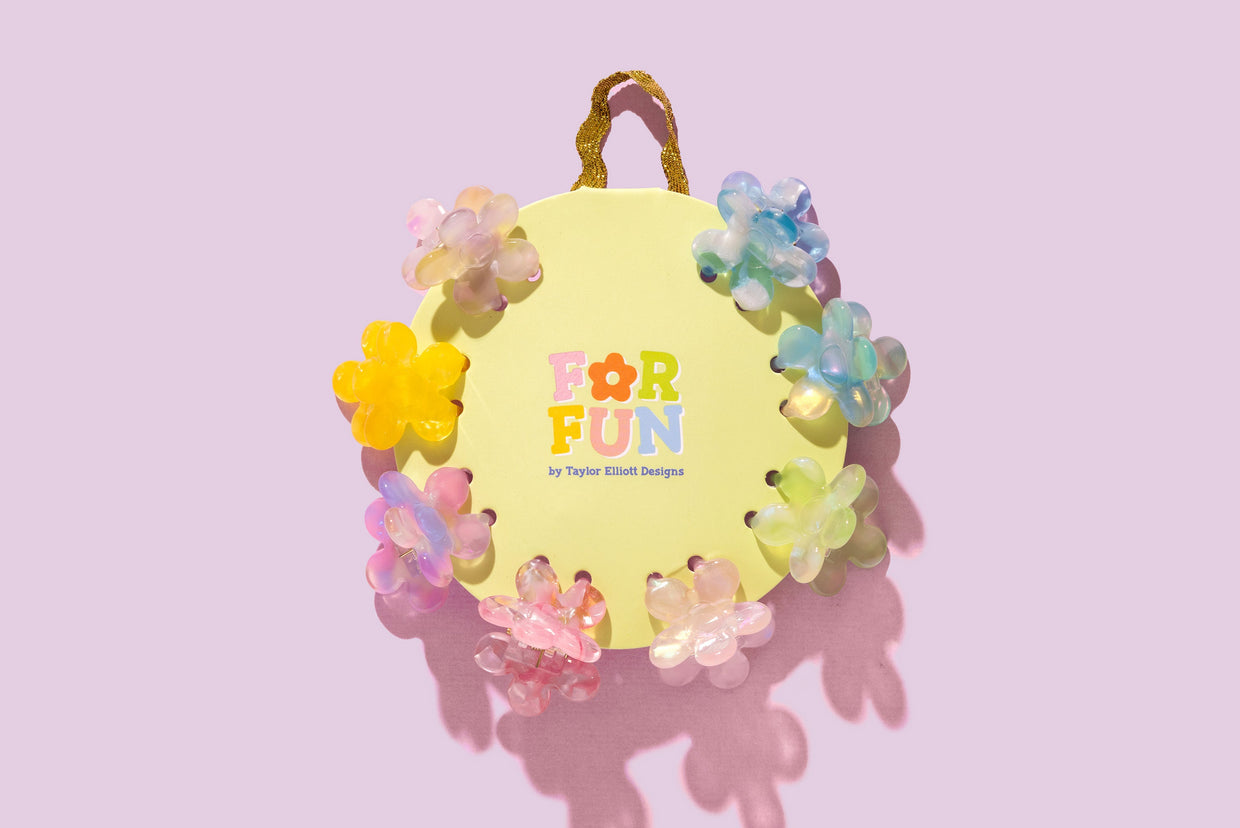 Taylor Elliott FF-CC01 For Fun Flower Clip Set