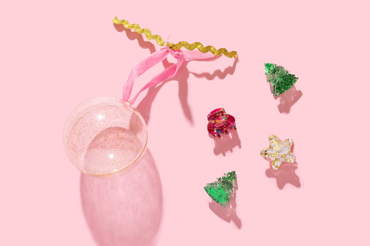 Taylor Elliott FF-CC05 For Fun Christmas Ornament Claw Clips