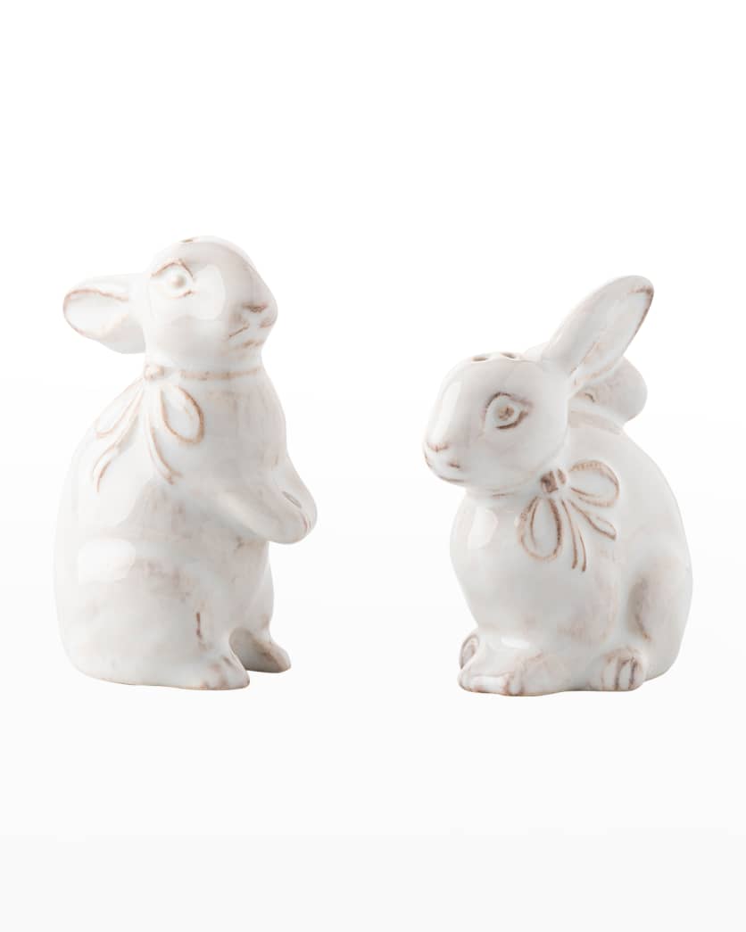 Juliska FS09/10 Clever Creatures Bunny Salt and Pepper Set/2 Piece Napoleon & Josephine