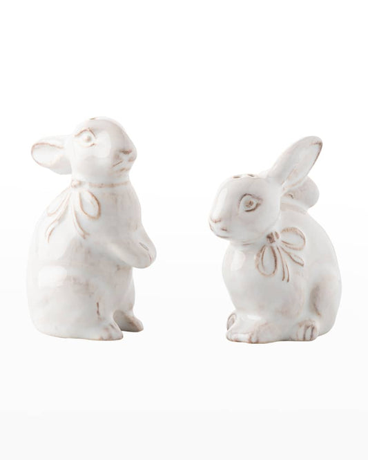 Juliska FS09/10 Clever Creatures Bunny Salt and Pepper Set/2 Piece Napoleon & Josephine