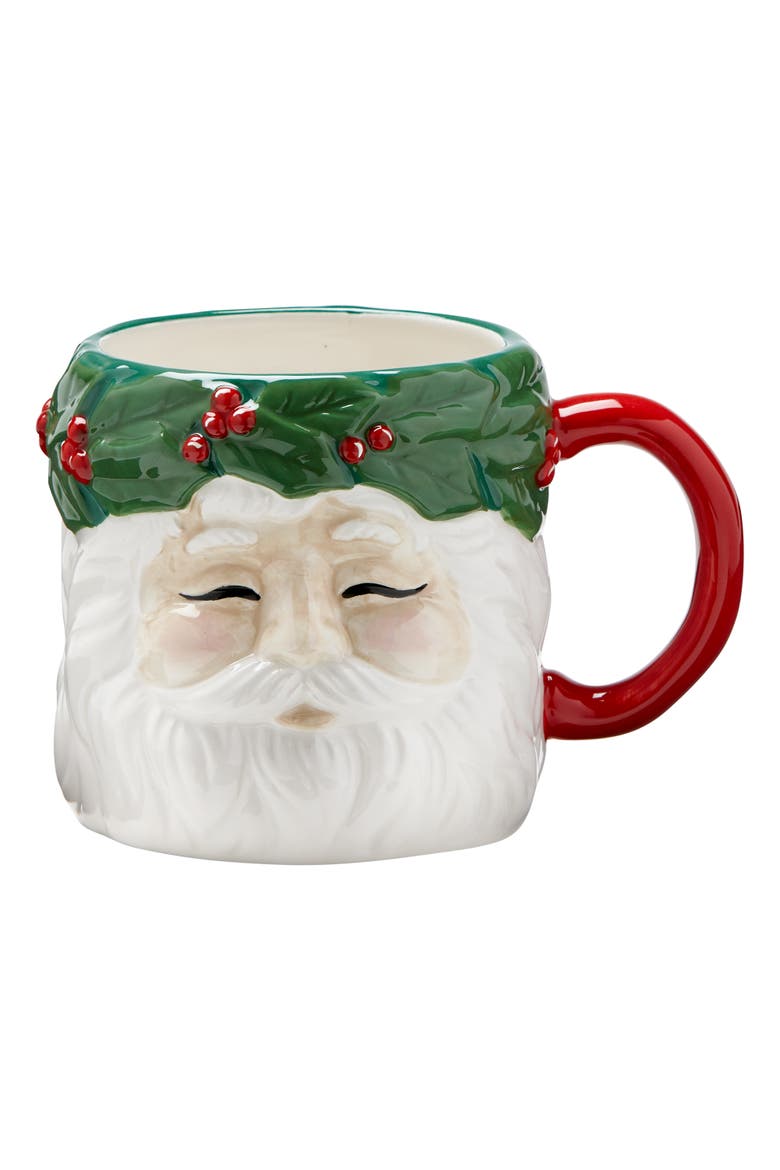 Tag G14701 Vintage Santa with Wreath Mug