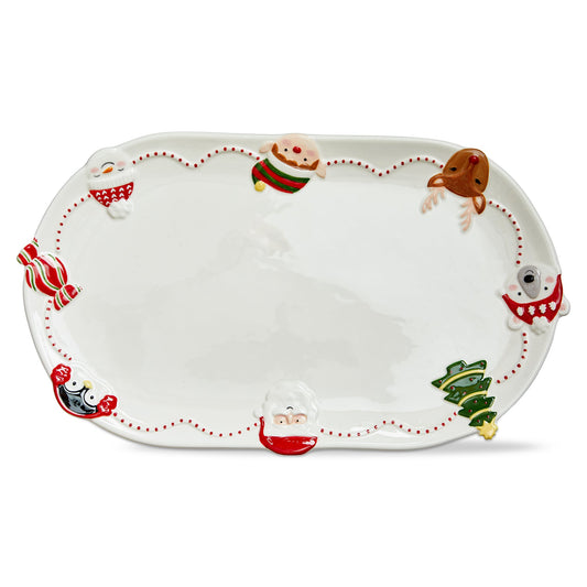 TAG G22066 Holiday Cheer Oval Platter