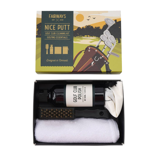 CGB Giftware GB07477 Fairways Nice Putt Golf Club Cleaning Kit