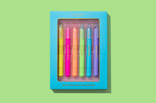 Taylor Elliott Designs H-02 Motivational Wax Highlighter Set