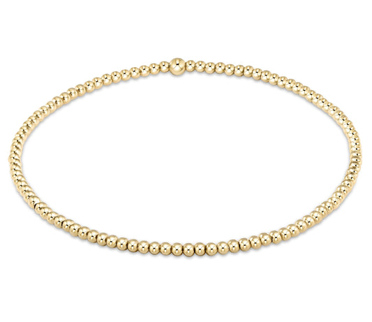 enewton egirl Classic Gold 2mm Bead Bracelet