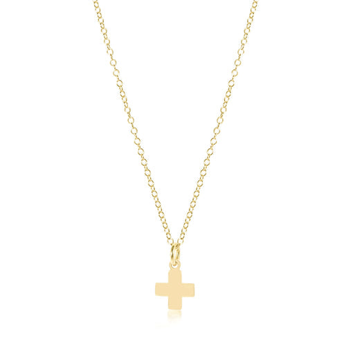 enewton N16GSCGLD 16" Necklace Gold - Signature Cross Gold