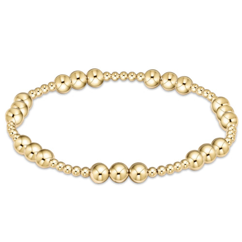 enewton Classic Joy Pattern Bead Bracelet - Gold