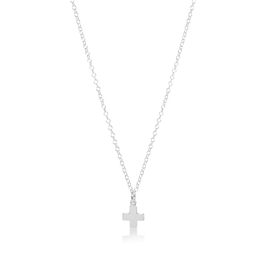 enewton N16SSSCS 16" Sterling Necklace - Signature Cross Sterling Charm