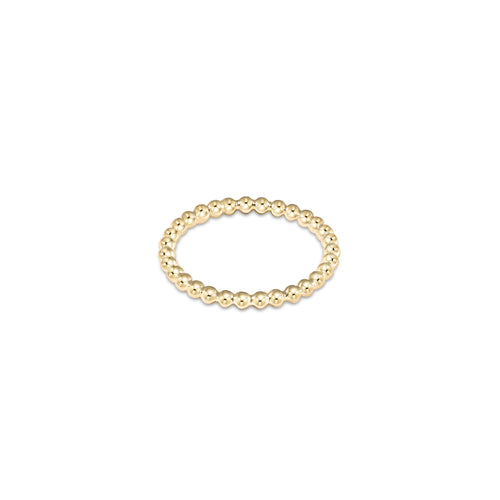 enewton RCLBE2G Classic Gold 2mm Bead Ring