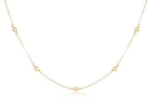 enewton N15SIG4 15" Choker Simplicity Chain Gold - Classic 4mm Gold