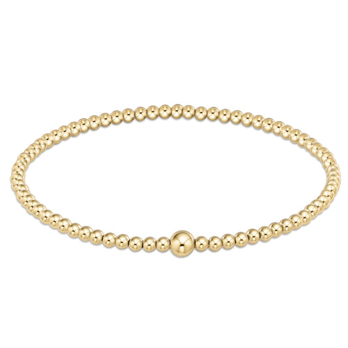 enewton BBANCLG3 Classic Gold 3mm Bead Bangle