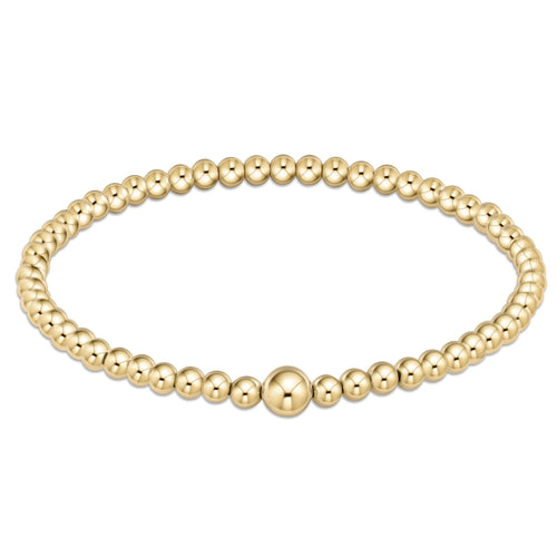 enewton BBANCLG4 Classic Gold 4mm Bead Bangle