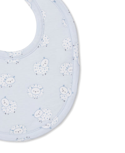 Kissy Kissy KB310453O Fleecy Sheep Bib - Light Blue