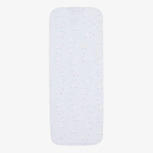 Kissy Kissy KB310455O Fleecy Sheep Burp - Light Blue