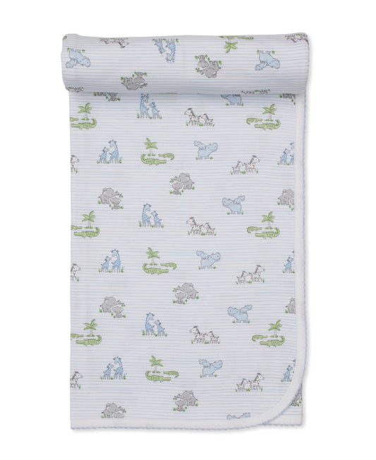 Kissy Kissy KB714059O Safari Party Blanket - Blue