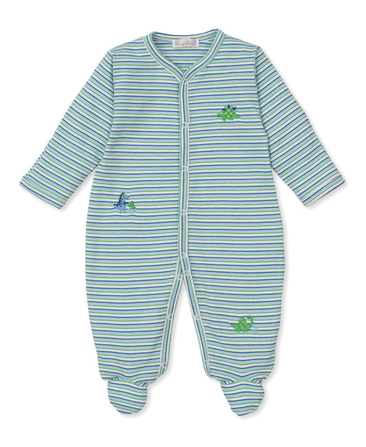 Kissy Kissy KBQ11393N Dino District Footie  - Stripe