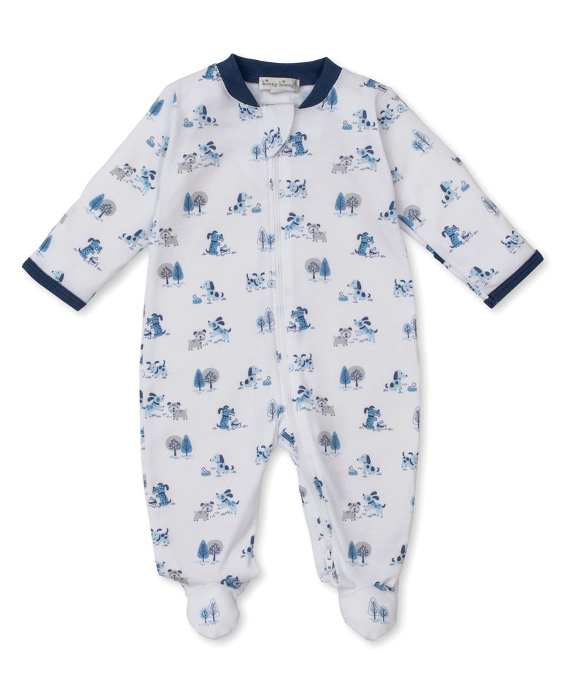 Kissy Kissy KBQ12452N Puppy Park Fun Zipper Footie