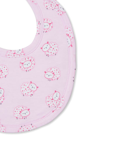 Kissy Kissy KG310464O Fleecy Sheep Bib - Pink