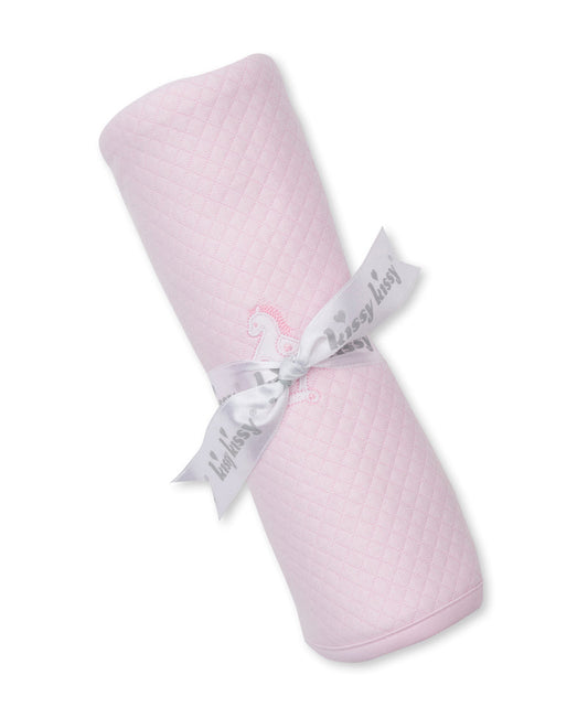 Kissy Kissy KB713000O Riding Rocker Jacquard Blanket