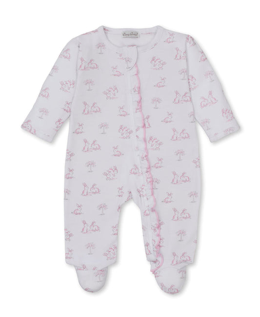 Kissy Kissy KGQ14198N Springtime Bunny Zippered Footie - Pink