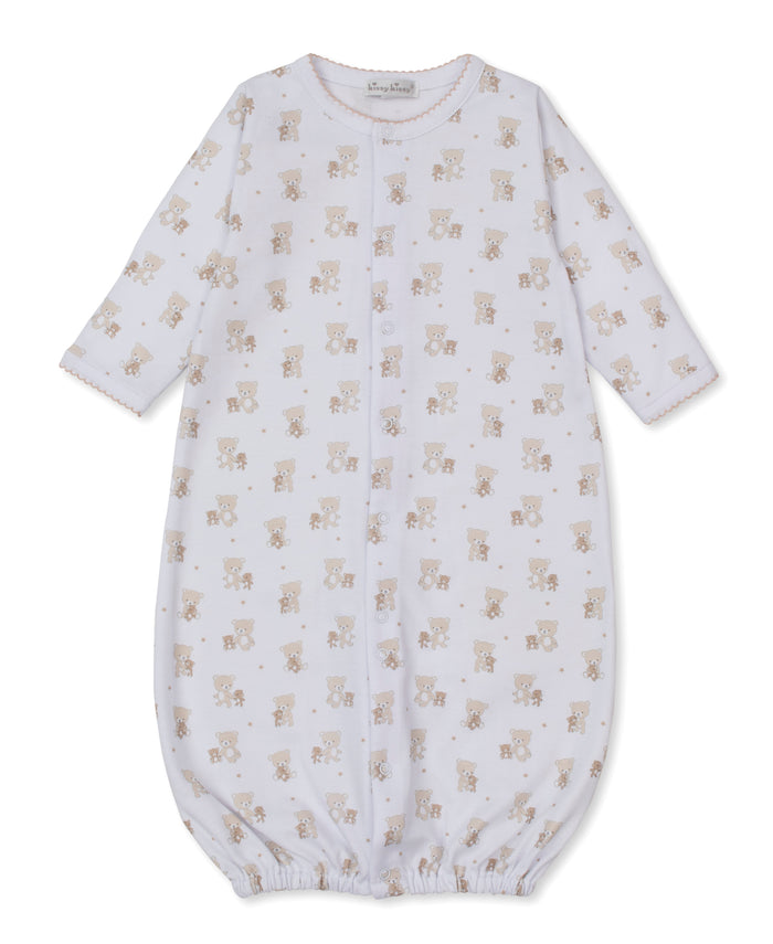 Kissy Kissy KNW13603N Teddy Bear Love Conversion Gown - Tan Small