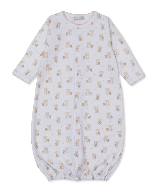 Kissy Kissy KNW13603N Teddy Bear Love Conversion Gown - Tan Small