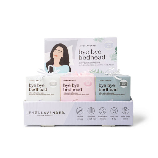 Lemon Lavender Bye Bye Bedhead Pillowcase