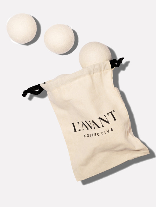 L'avant Collective WDB-001-W Wool Dryer Balls - Pack of 3