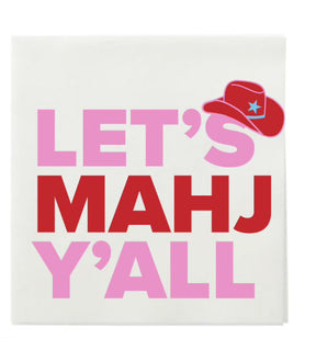 Mahji Mamas "Let's Mahj Y'all" Napkins