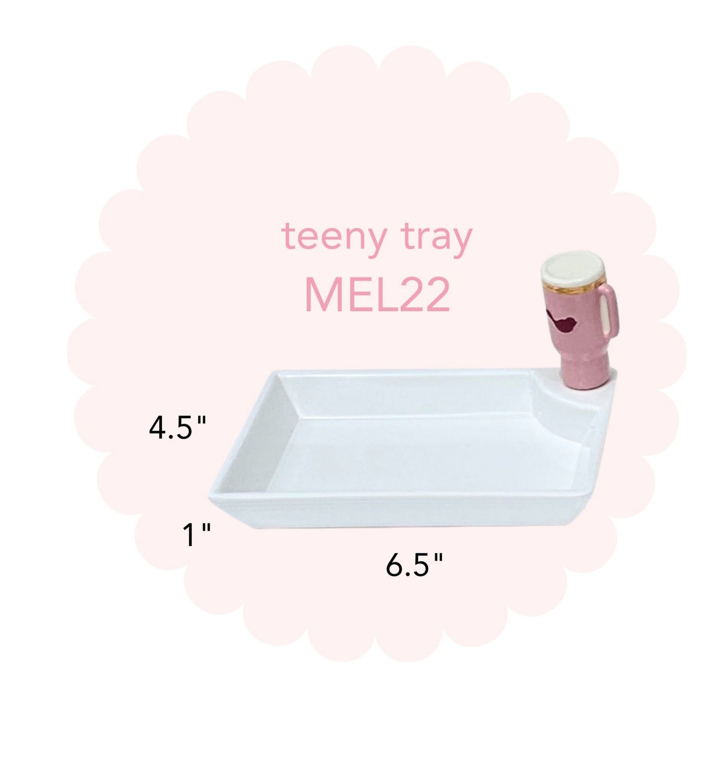 Nora Fleming MEL22 Teeny Tray - Melamine