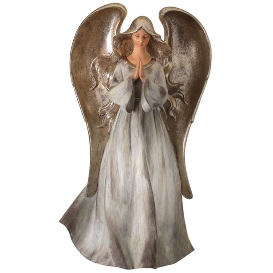 Regency International MTX61085 Resin Glitter Aged Elegant Angel - 26"