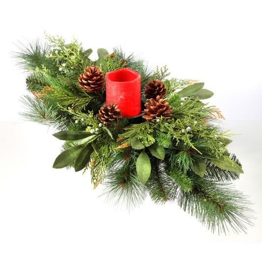 Regency International MTX63201 Juniper/Cedar/Pinecone/Bayleaf Centerpiece - 26"