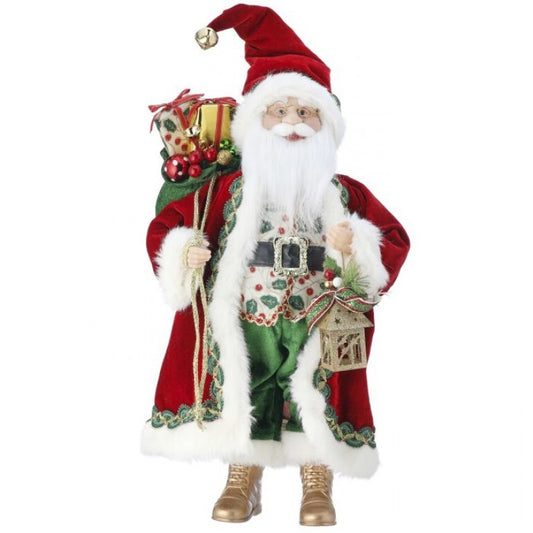 Regency International MTX72011 Fabric Holly Days Santa - 18"