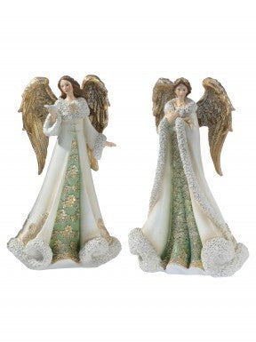Regency International MTX77426 Resin Winter Angel W/Dove - 9.5"