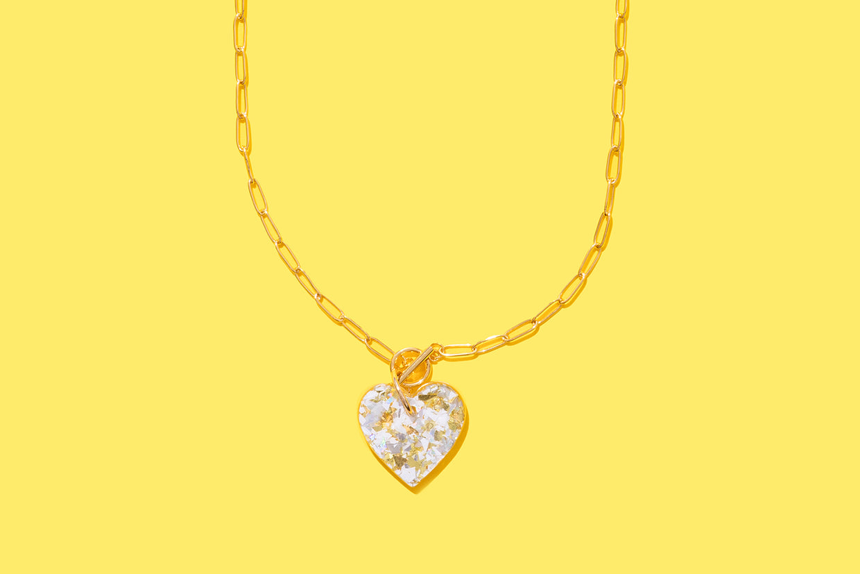 Taylor Elliott Designs Crystal Heart Necklace