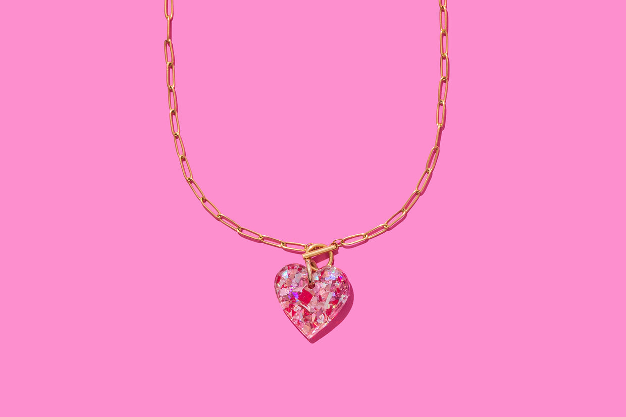 Taylor Elliott Designs Crystal Heart Necklace