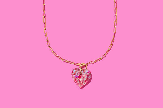 Taylor Elliott Designs Crystal Heart Necklace