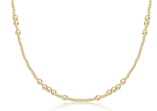 enewton N15HOPUNWG4 15" Choker Hope Unwritten - 4mm Gold