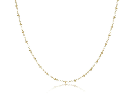 enewton N17SIG2 17" Choker Simplicity Chain Gold - Classic 2MM Gold