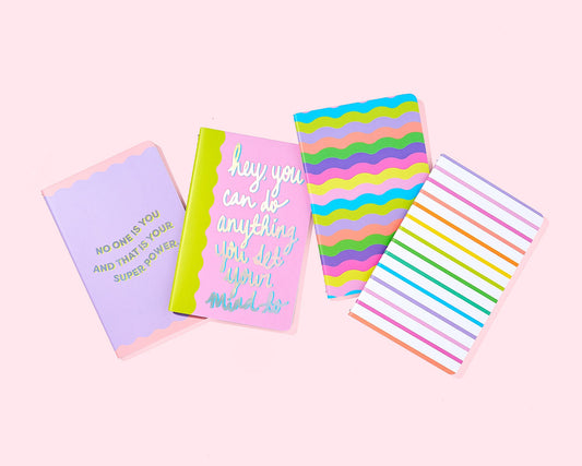 Taylor Elliott Designs NBK-54 Neon Mini Notebook Set