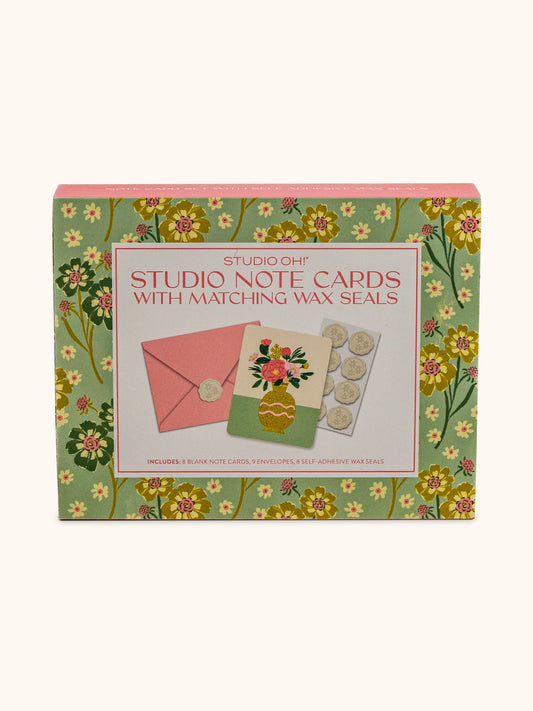 Studio Oh! Studio Note Cards w/ Matching Was Seals