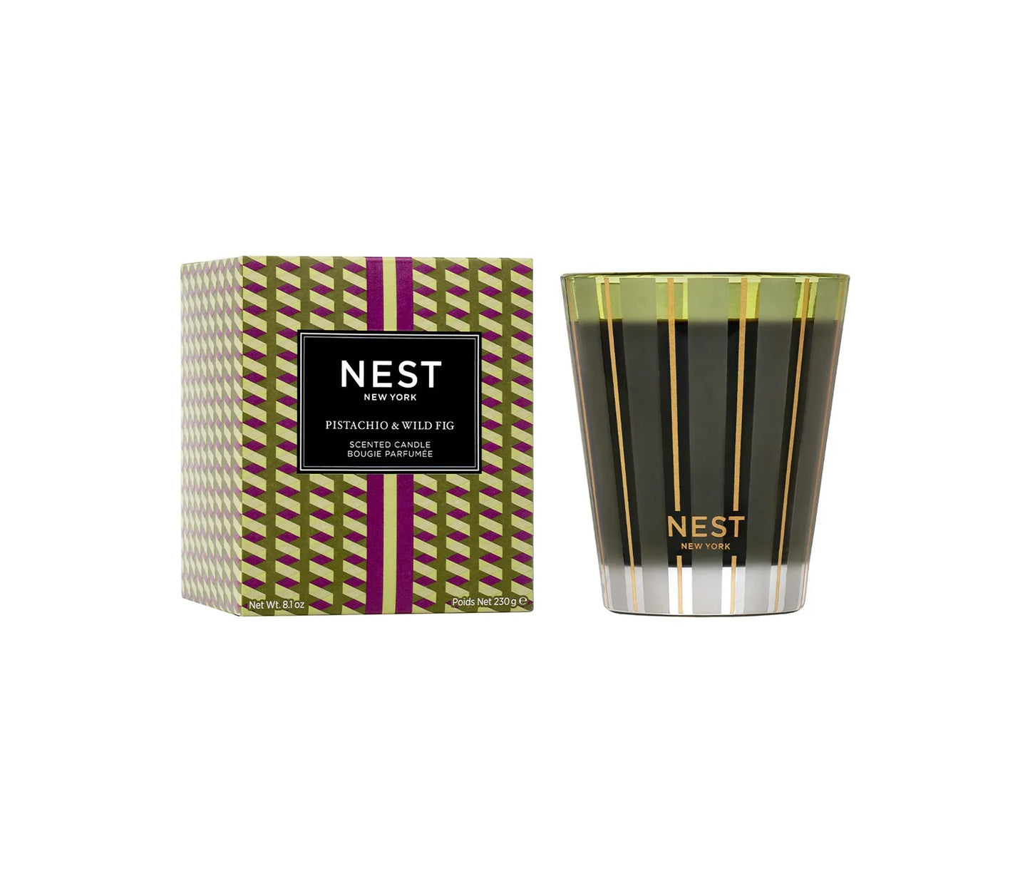 Nest NEST01APWF Classic Candle - Pistachio & Wild Fig