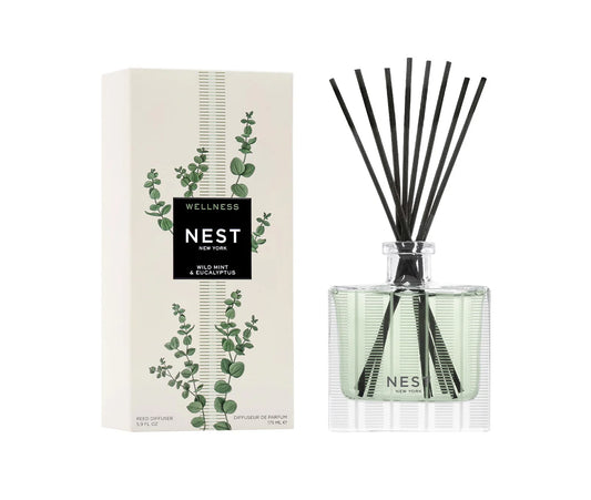 Nest NEST08ECS008 Wild Mint & Eucalyptus Reed Diffuser